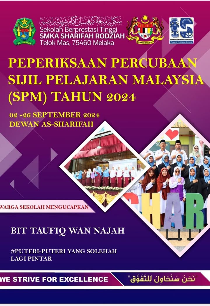 Selamat Menduduki Peperiksaan Percubaan Spm 2024 Semoga Urusan 