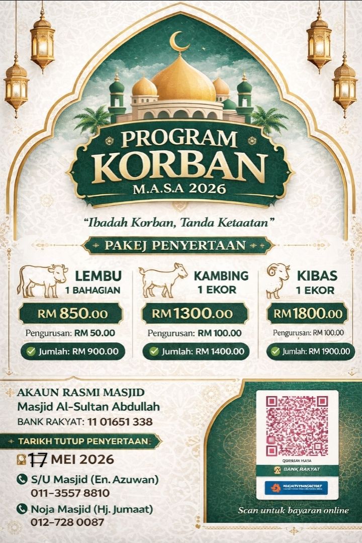 Update Qurban Masa 2026.. 