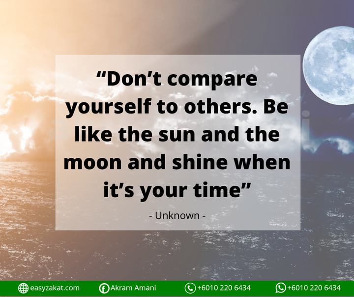 Don't Compare Yourself To Others 