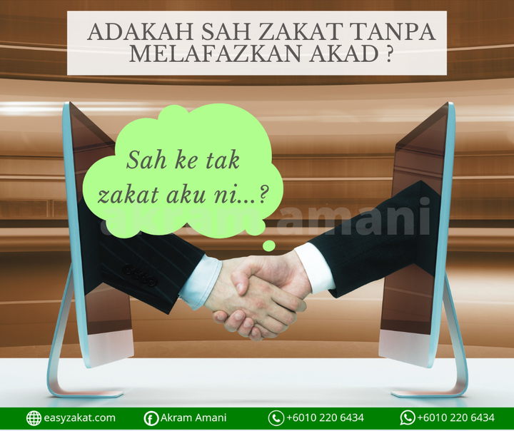 Adakah Sah Zakat Pendapatan Tanpa Melafazkan Akad 