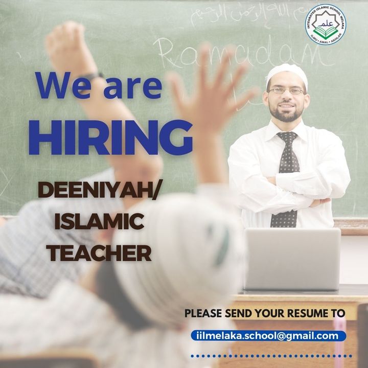 We Are Hiring Deeniyah Teacher! 