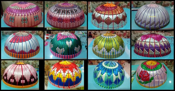 Kepelbagaian Corak Tudung Saji Reben By Luvbella 
