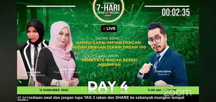 Day 4 - Cabaran 7 Hari Menjemput Rezeki 