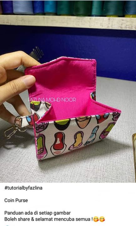 Tutorial Dompet Syiling Budak Sekolah 