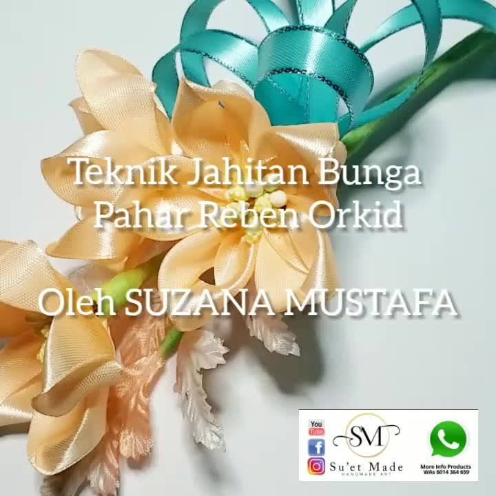 Teknik Bunga Reben Orkid 
