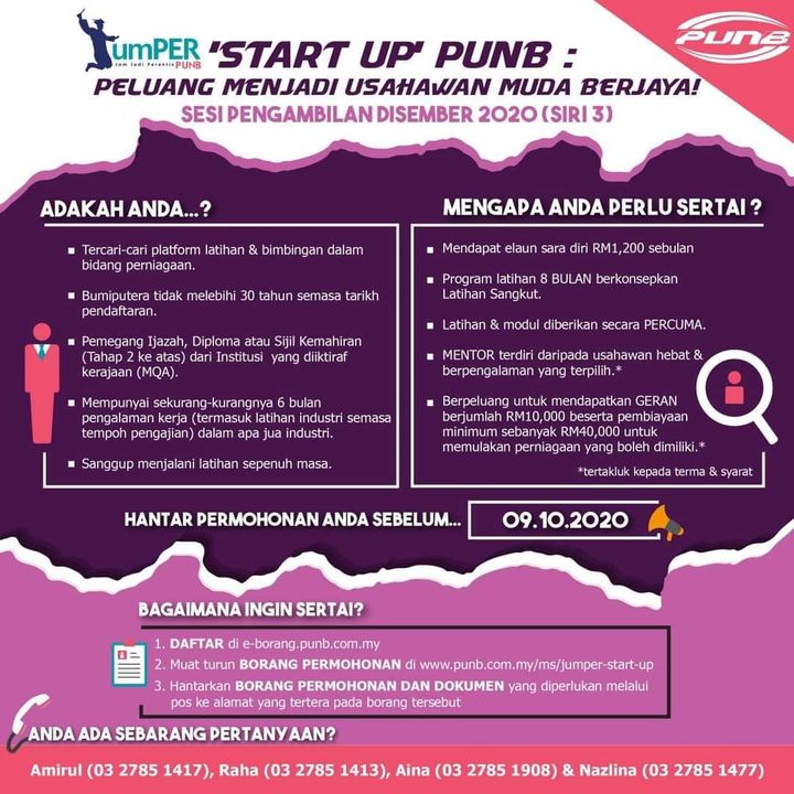 Program Jumper \'start Up\' Punb Kini Kembali Lagi 