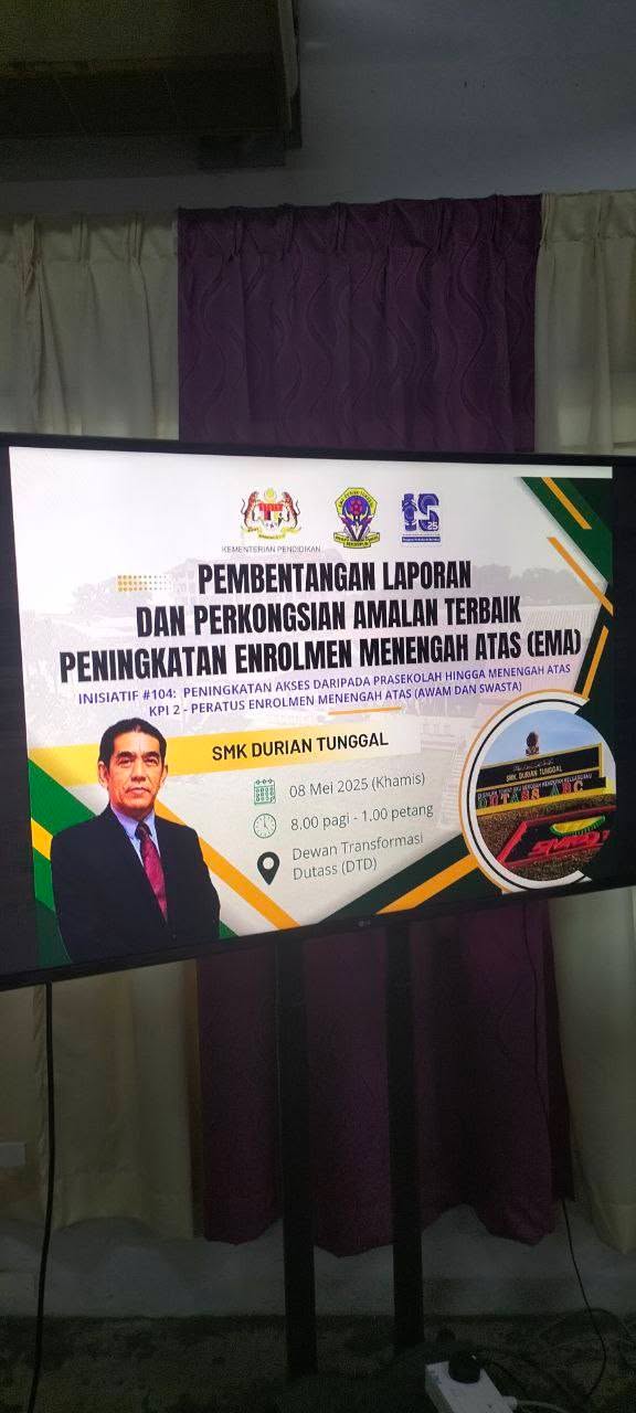 Pembentangan Laporan Amalan Terbaik Peningkatan Enrolmen Menengan Atas(ubk 