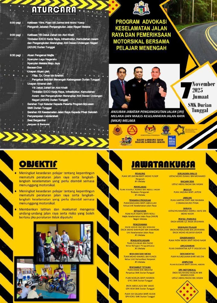 Pendidikan Dan Advokasi Keselamatan Jalan Raya 