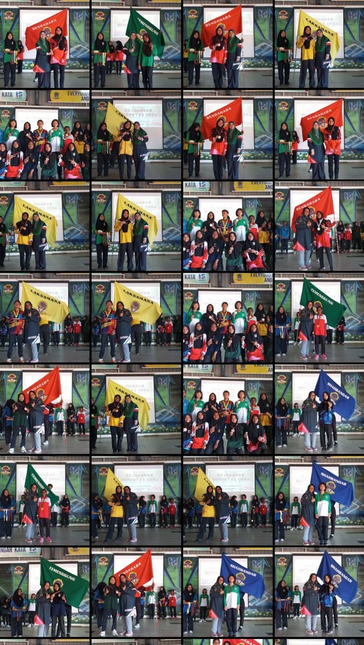 Wajah-wajah Pemenang Merentas Desa Peringkat Sekolah Tahun 2026. 