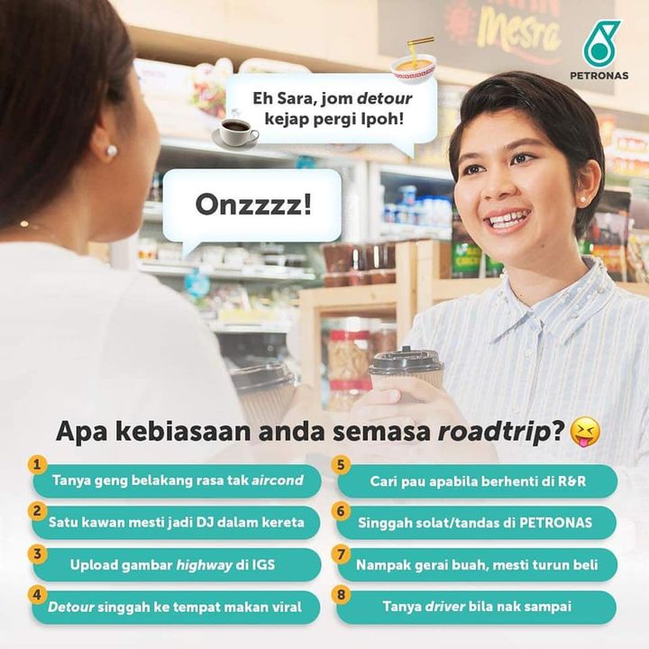 Rasanya Macam Tak Sah Roadtrip Kalau Tak Berhenti 