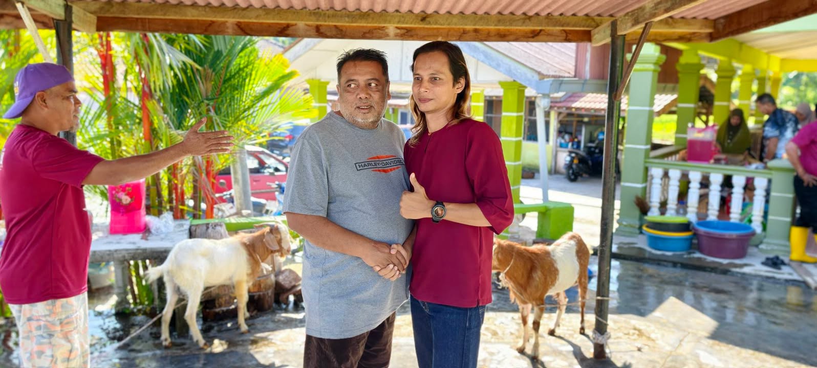 Alhamdulillah, Berkesempatan Menyantuni Poghut-poghut Dun Ayer Limau Yang 