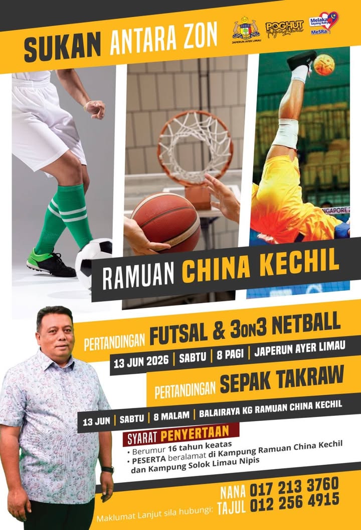 Sukan Antara Zon Dun Ayer Limau 2026 