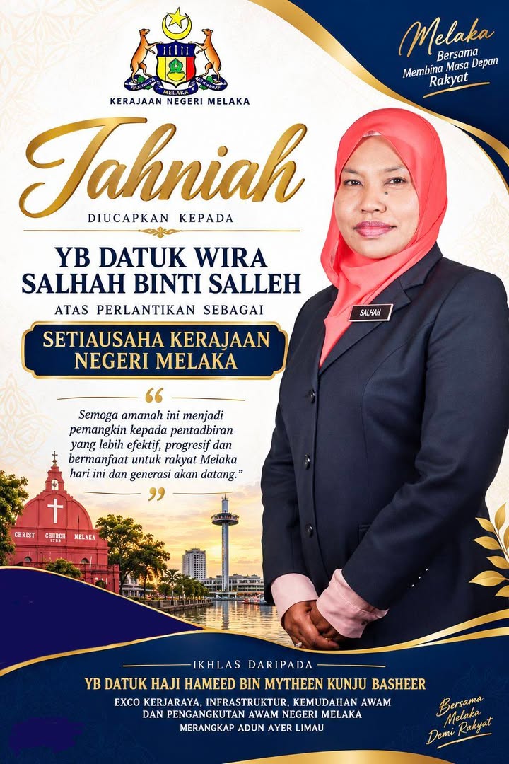 Tahniah Diucapkan Kepada Yb Datuk Wira Salhah Binti 