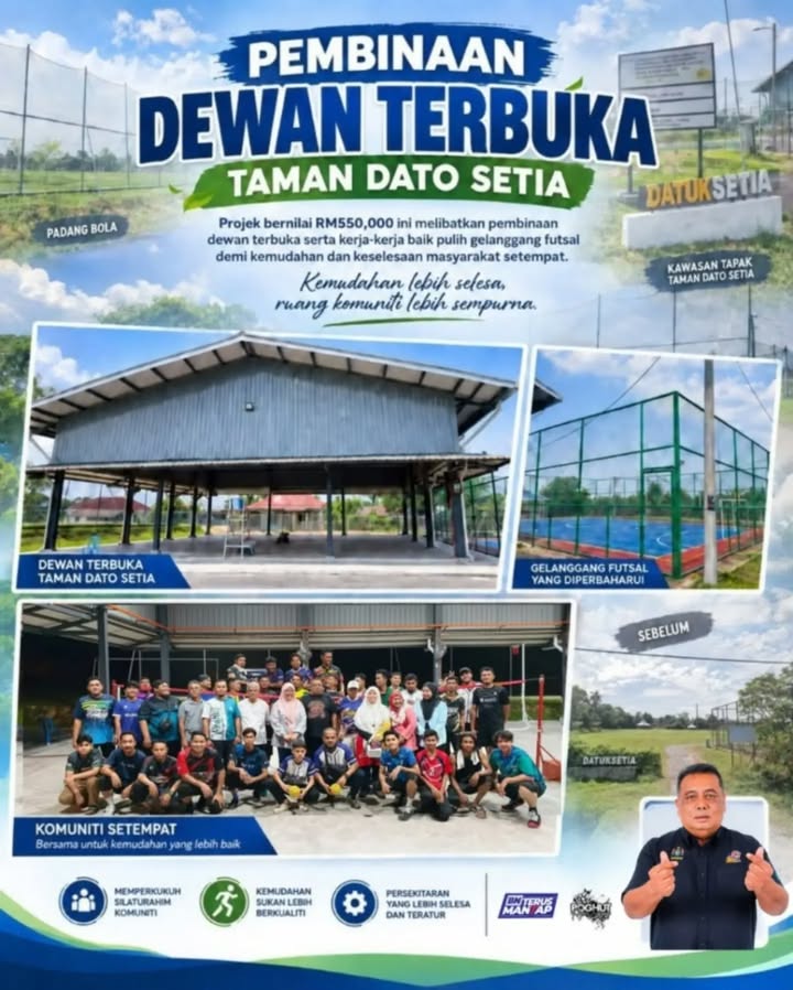 Satu Lagi Kemudahan Untuk Dinikmati Bersama. Semoga Pembinaan 