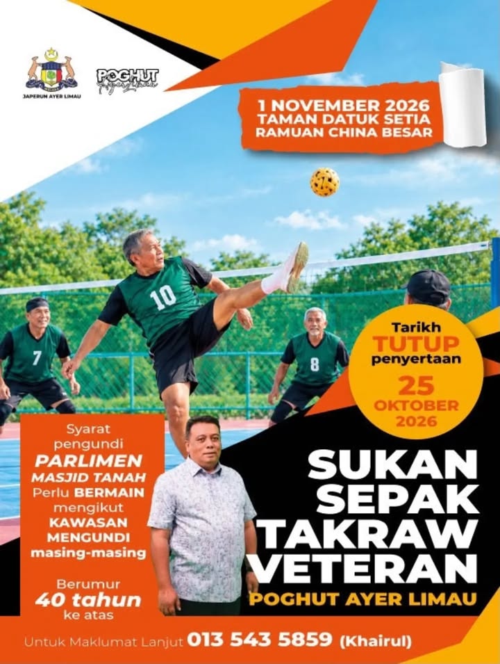 Jom Sertai Dan Meriahkan Sukan Sepak Takraw & 