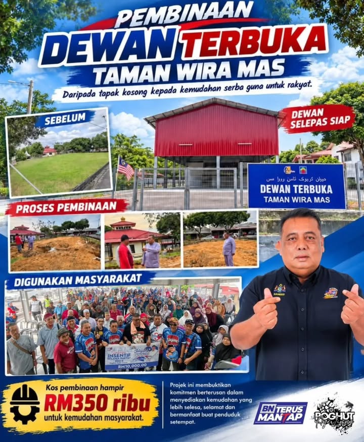 Satu Lagi Usaha Pembangunan Berjaya Direalisasikan Demi Kesejahteraan 