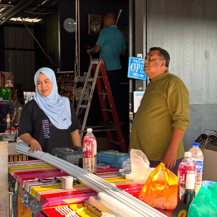 Ziarah Puan Sabariah Yang Dilanda Musibah Pada Petang 