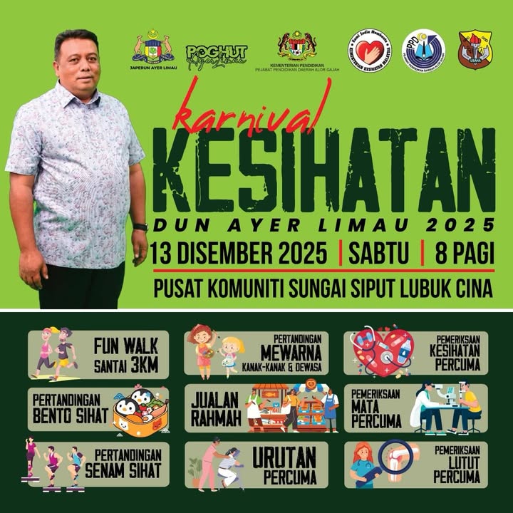 Karnival Kesihatan Dun Ayer Limau Kembali Lagi ! 