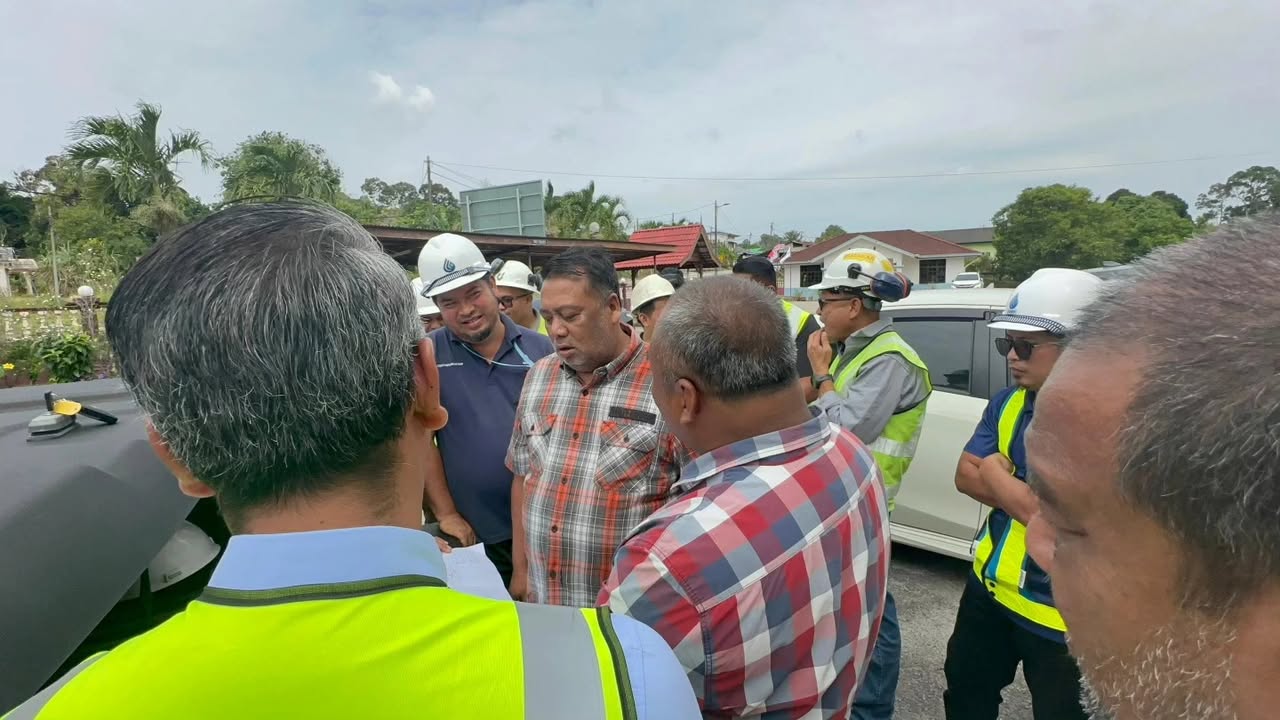 Meninjau Kerja-kerja Penurapan Jalan Dari Chinchin Hulu Ke 