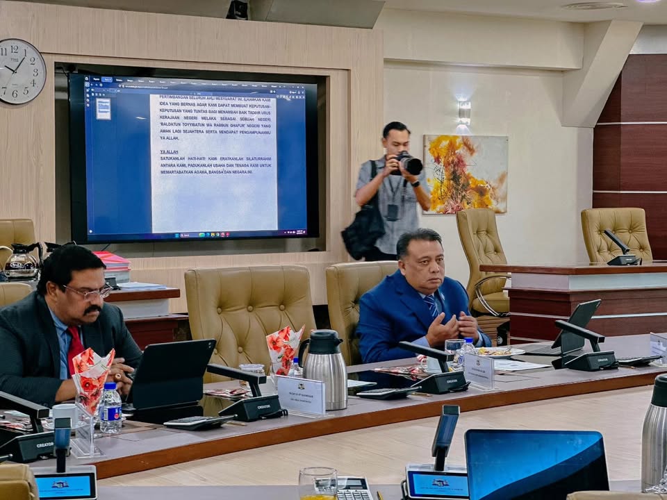 Mesyuarat Exco Kerajaan Negeri Melaka Hari Ini Berlangsung 