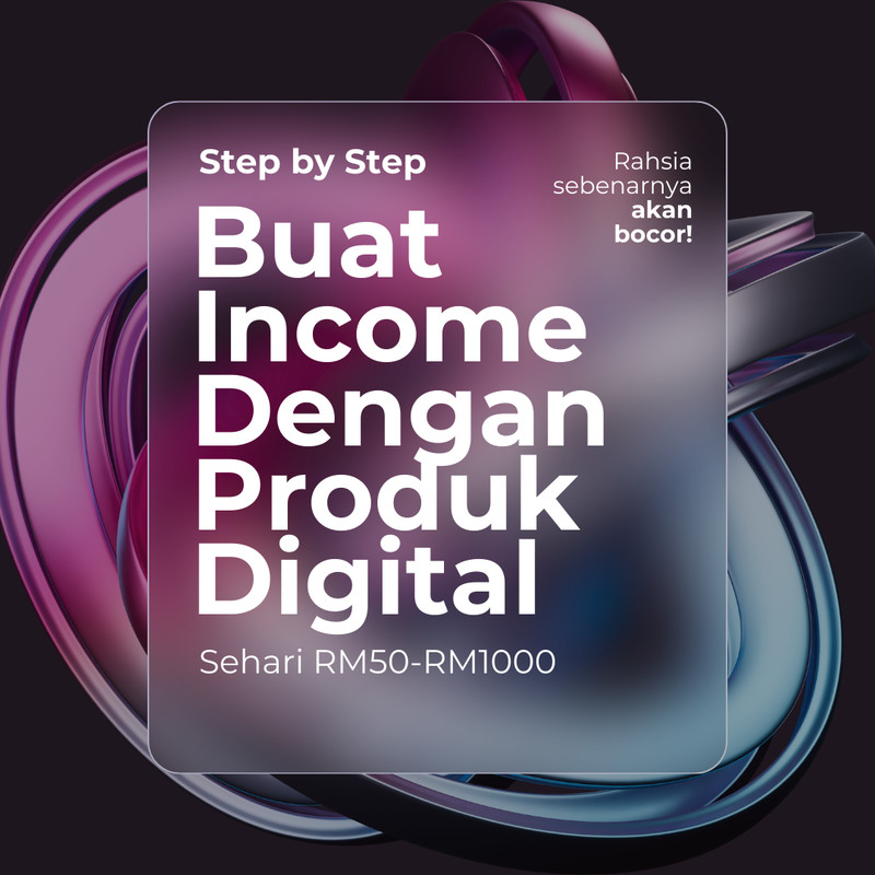 *buat Income Dengan Produk Digital
