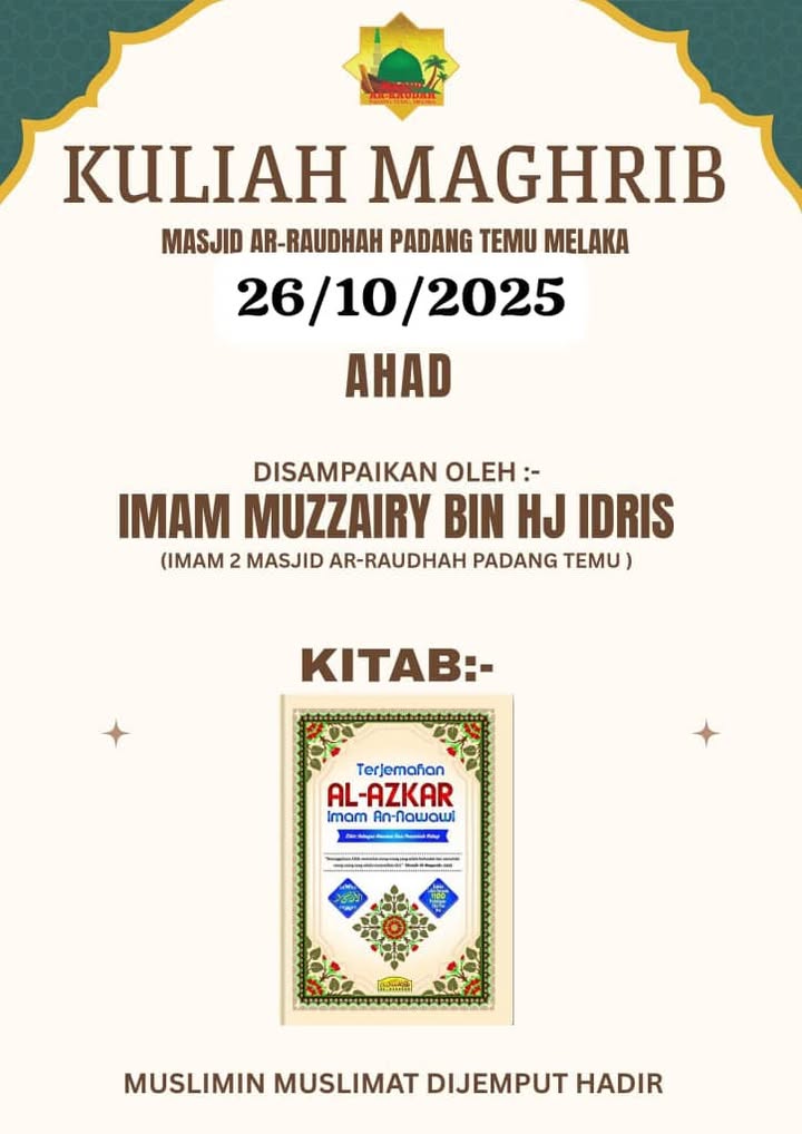 Muslimin Muslimat Dijemput Hadir 