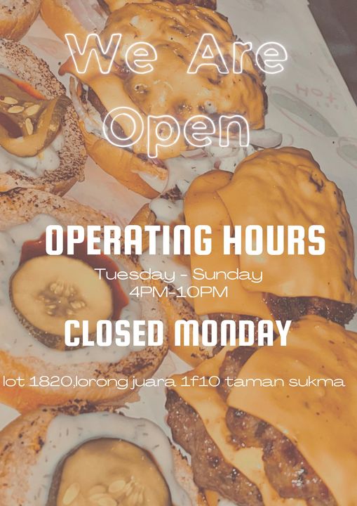 Disclaimer : No Preorder,booking, Just Walk In Okayy 