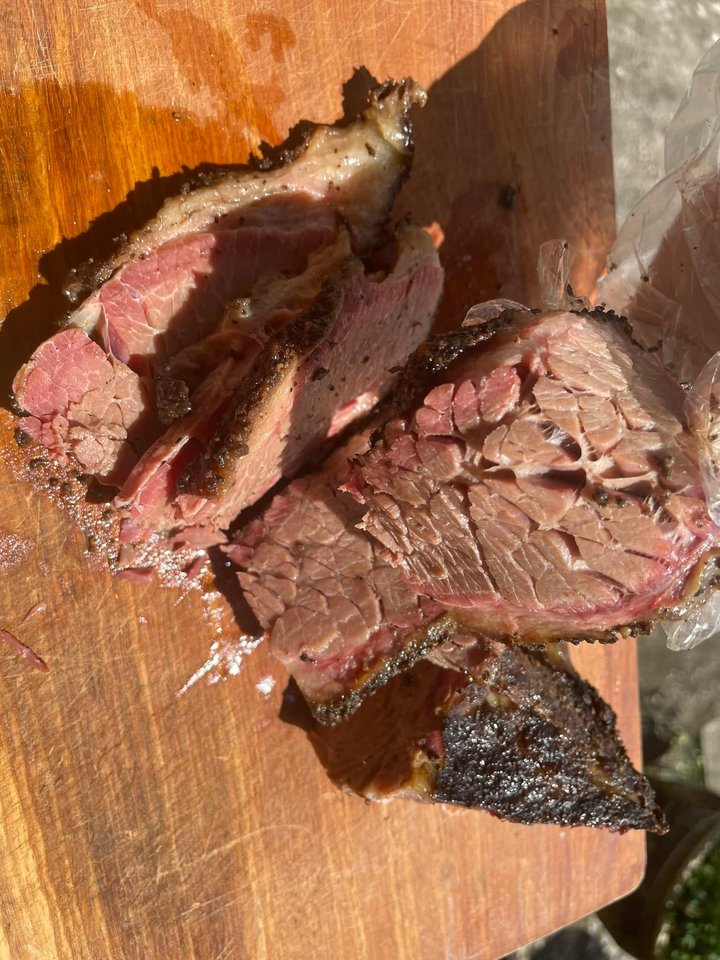 Meat Cake Ready For Today!!! Smoke Brisket Power 