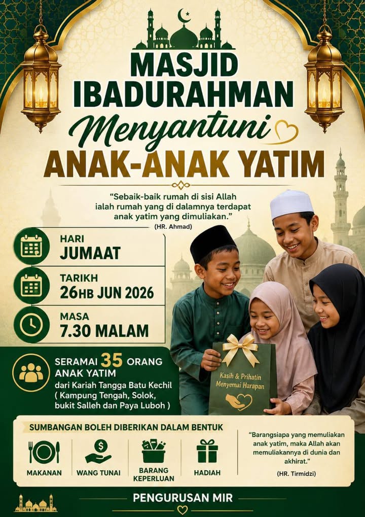 Lensa Program Santuni Anak-anak Yatim Masjid Ibadur Rahman 