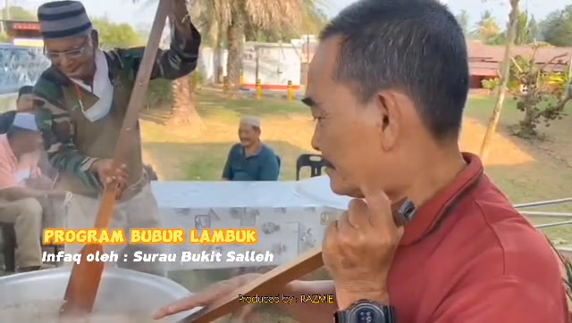 Program Bubur Lambuk Tajaan Surau Bukit Saleh Dibawah 