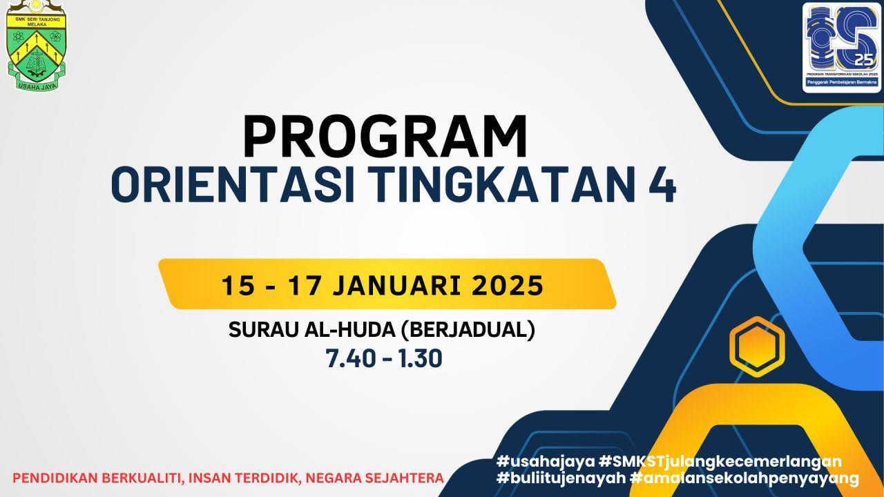 Program Orientasi Tingkatan 4 Sesi 2025 