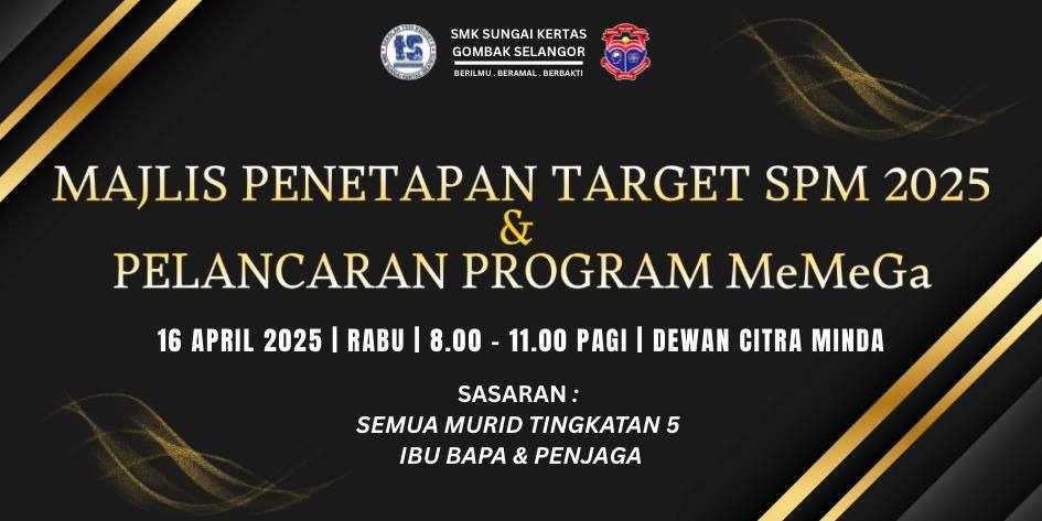 Majlis Penetapan Target Spm 2025 Pelancaran Program Memega 