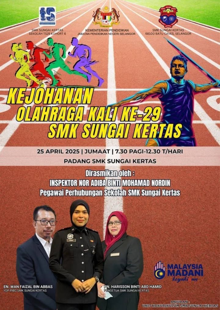 Kejohanan Olahraga Kali Ke 29 Peringkat Smk Sungai 