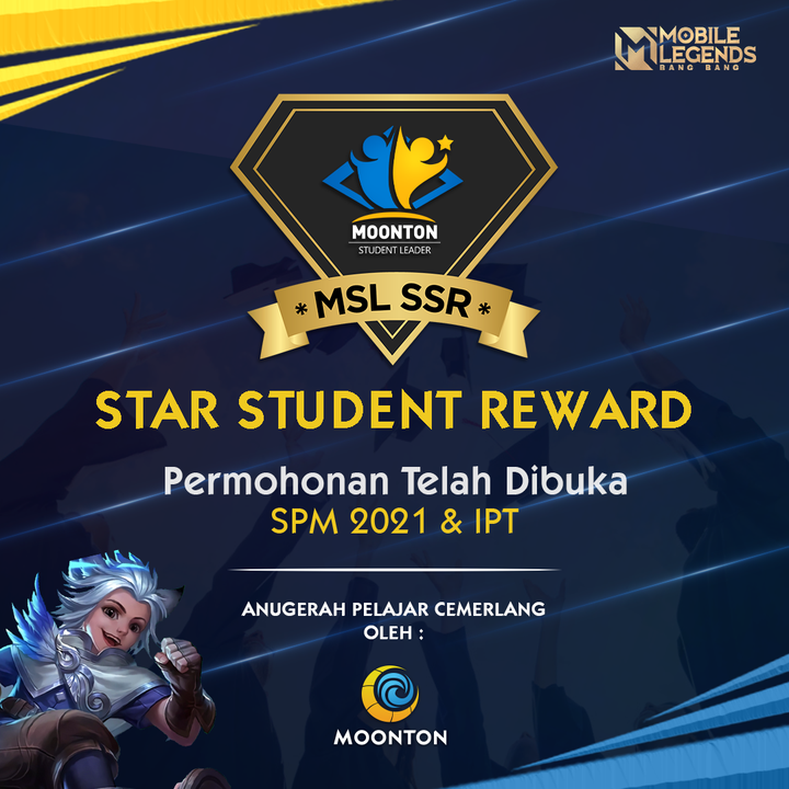 Pendaftaran Bagi Moonton Student Leader Star Student Award 