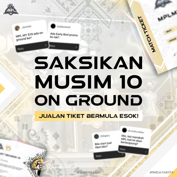 Musim 10 Akan Berlangsung On Ground Venue Mana 