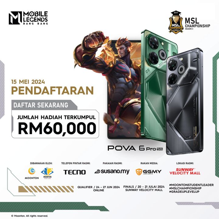 Pendaftaran Msl Championship Season 3 Dibuka Kami Bawakan 