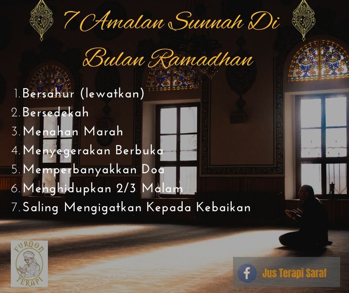 Sunnah Yang Boleh Diamalkan Di Bulan Ramadhan  