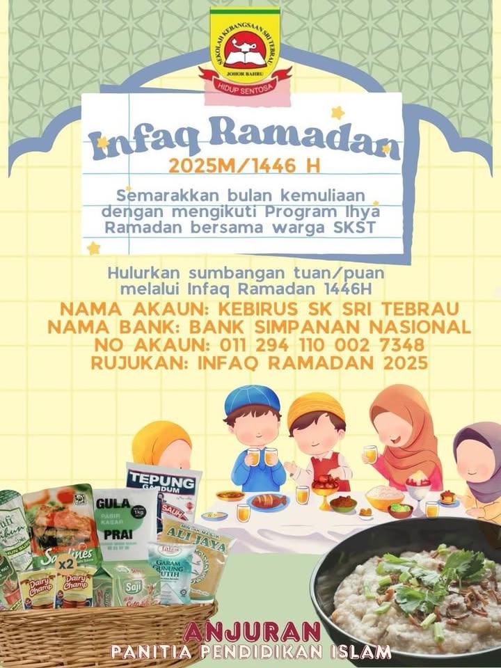 Ihya' Ramadan Dengan Infaq Untuk Aktiviti Sepanjang Bulan 