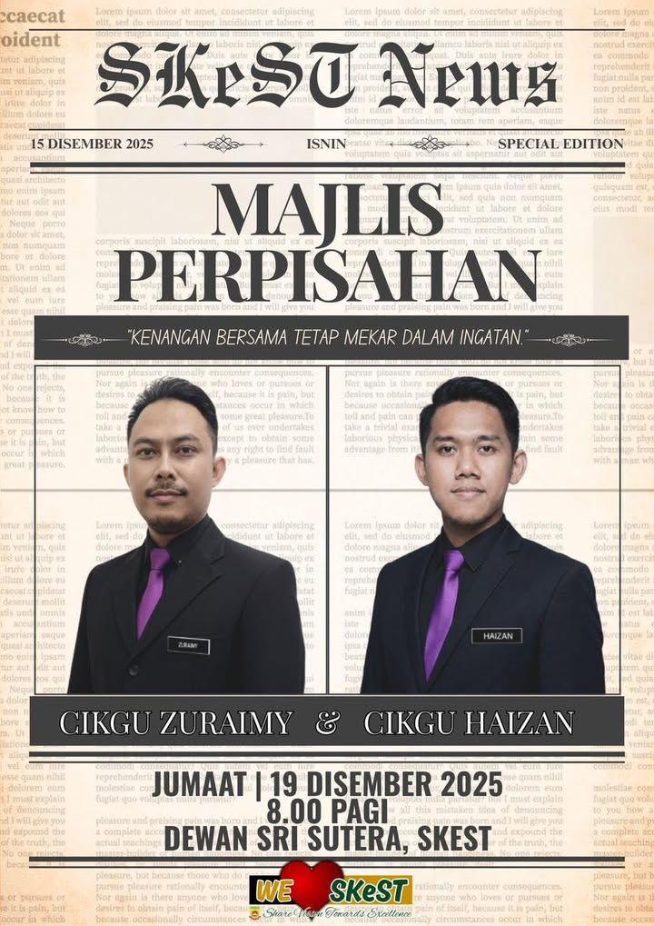 Tahniah Atas Pergerakan Kedua-dua Guru. 