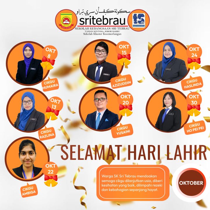 Selamat Hari Lahir Cikgu : Oktober 