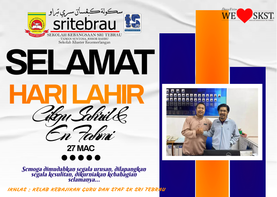 Selamat Hari Lahir Ustaz Sahril Dan En Fahmi 