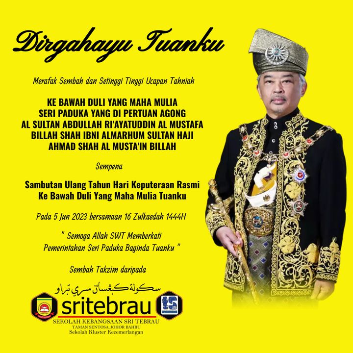 Dirgahayu Tuanku, Daulat Tuanku! 