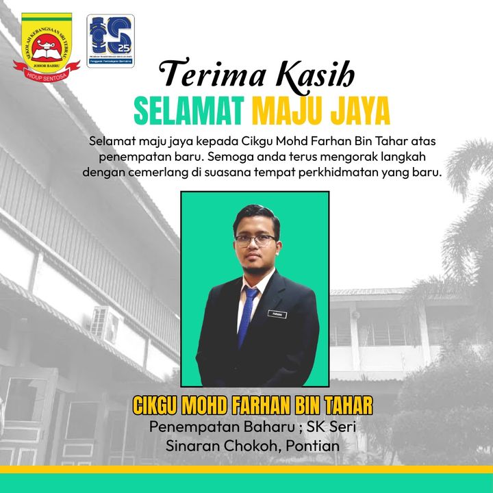 Terima Kasih Dan Selamat Maju Jaya Kepada Cikgu 