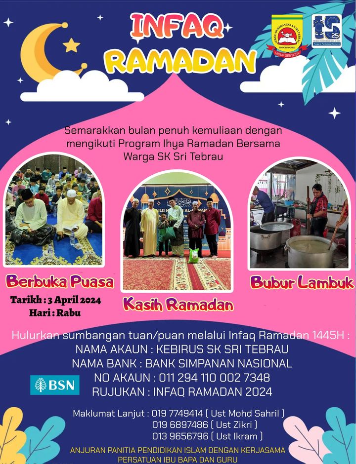 Sumbangan Infaq Program Ihya\' Ramadan 1445h/2024 