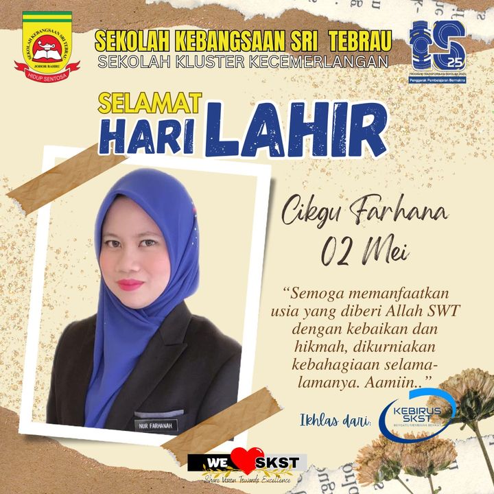 Selamat Hari Lahir Cikgu - Mei Team 