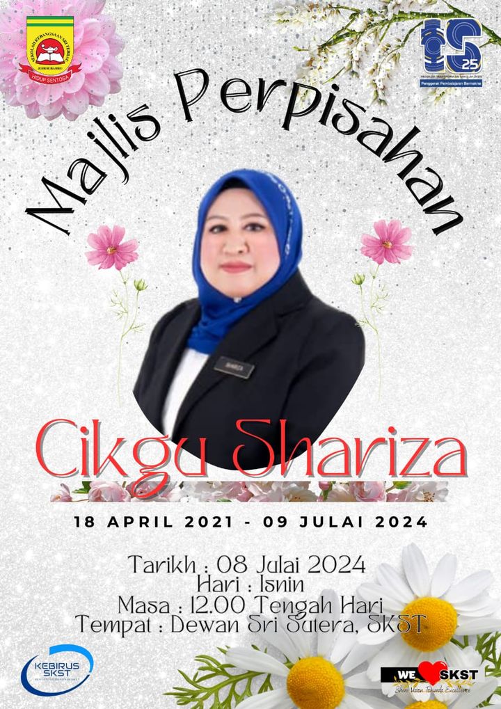 Majlis Perpisahan Cikgu Shariza Azrina ( Gpk Kokurikulum 