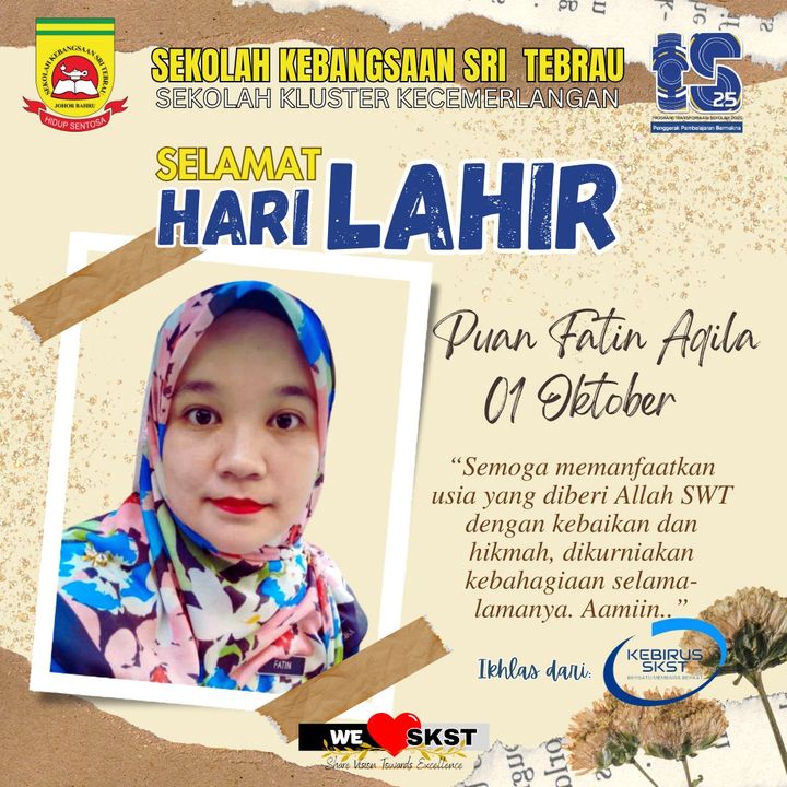 Selamat Hari Lahir Cikgu - Oktober Team 