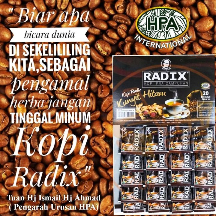 Kopi Radix Kunyit Hitam 