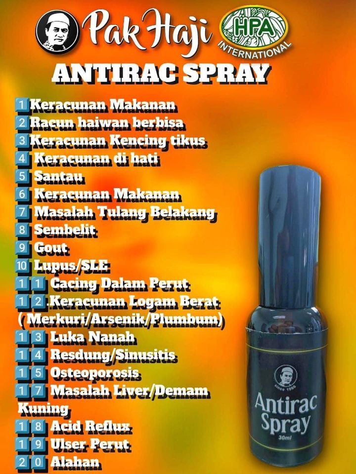 Antirac Available Dalam Bentuk Kapsul. Juga Available Dalam 