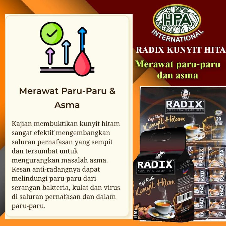 Kopi Radix Kunyit Hitam Hpa 